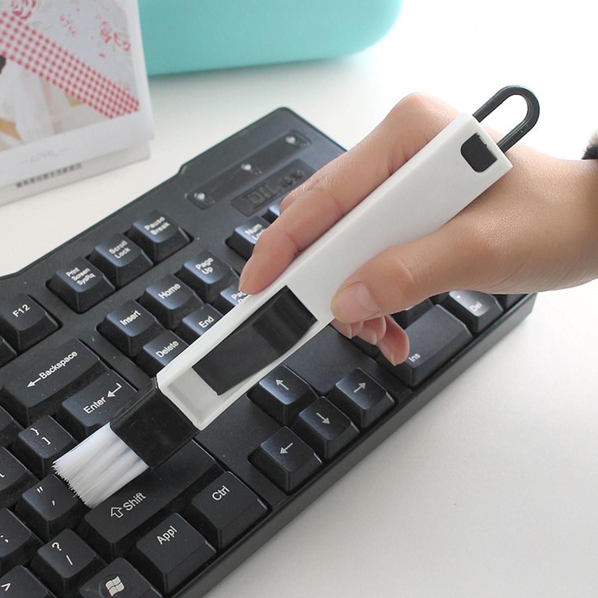 【HOT】 Multifunctional Window Door Keyboard Cleaning Brush For Groove Keyboard Cleaner Nook Cranny Dust Shovel Track Tools Accessories