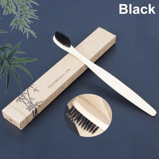 1 Pcs Natural Bamboo Toothbrush Whitening Soft Hair Eco Friendly Wooden Toothbrush Portable Tooth Brush Oral Cleaning Care Tools