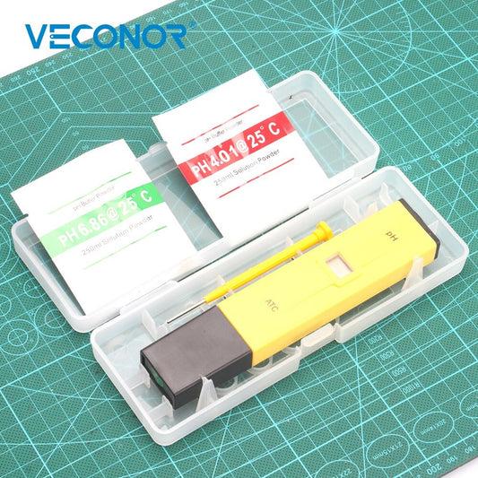 0.0-14.0 PH Meters Professtional Measuring Tools Pen Type PH Meter With Adjustment Trimmer High Accuracy