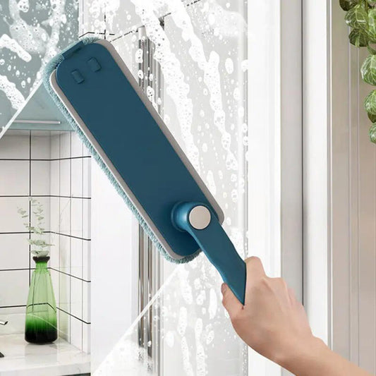 【HOT】 1Pc Multifunction Folding Cleaning Brush Household Cleaning Wipe Glass Housework Desktop Fine Fiber Dust Sweep