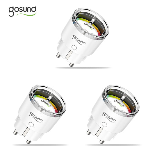 【ready stock】 Gosund WiFi MINI Smart Plug Socket Tuya Remote Control Home Appliances Works with Alexa Google Home No Hub Required