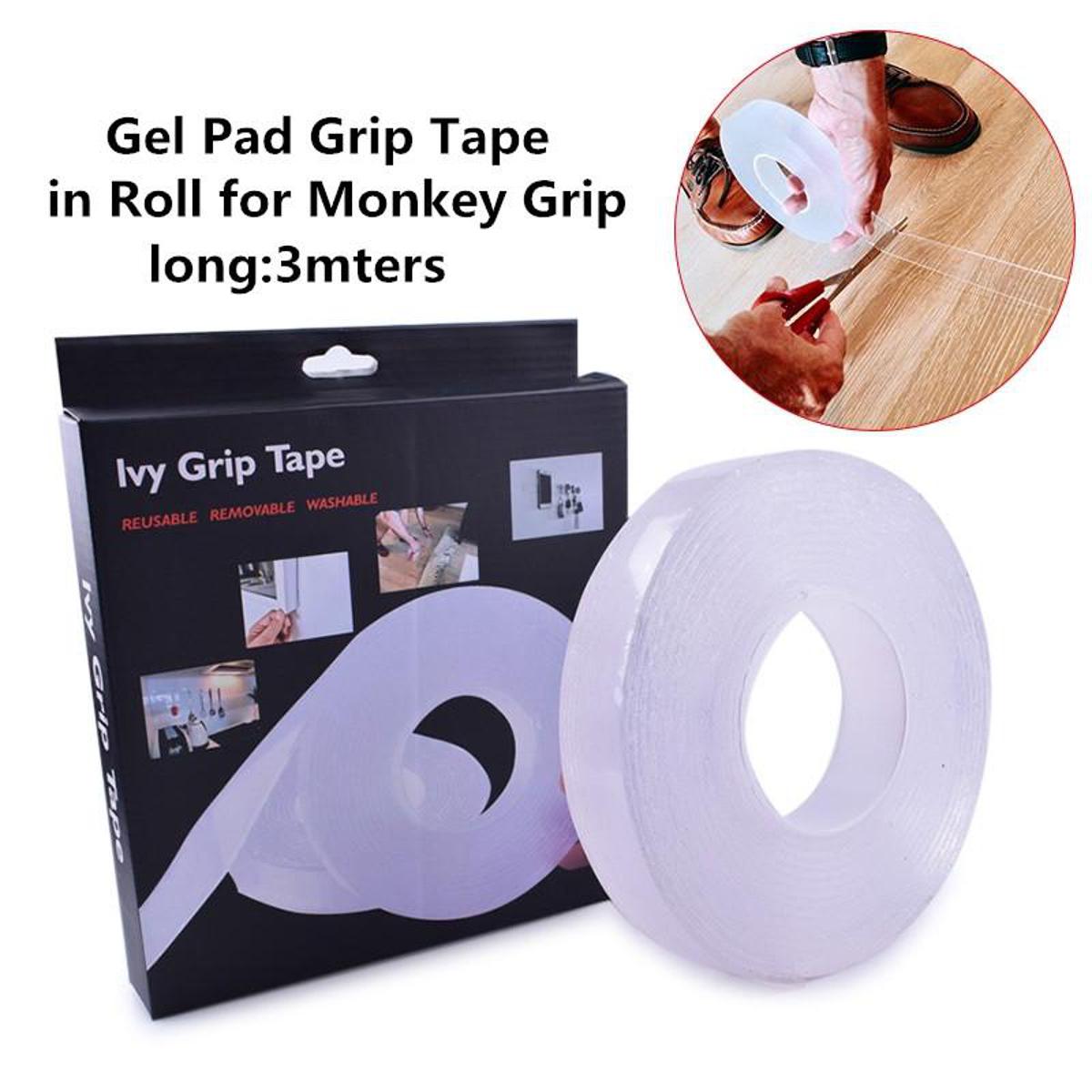 【Footprint】 Super Sticky Gel Pad Grip Tape In Roll For Monkey Grip