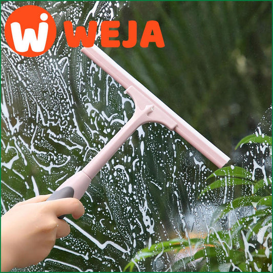 【WEJA】1Pc Window Cleaning Brush Wiper Airbrush Scraper Removable Glass Scraper Kitchen Washing Tools Brush For Bathroom Accessories