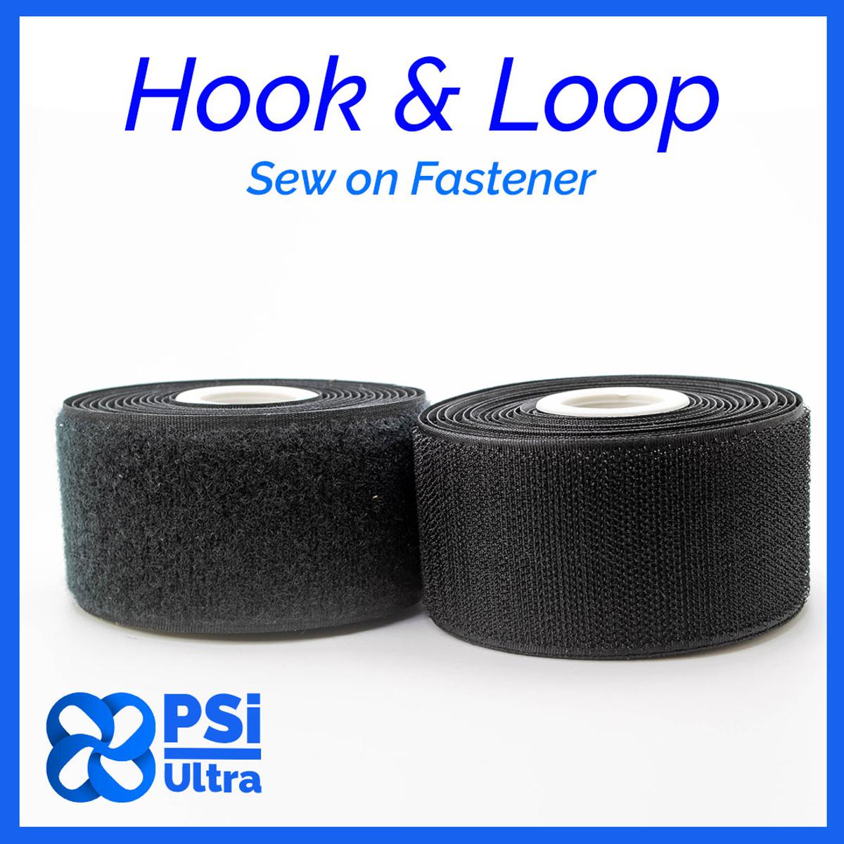 【HOT】 Psi Hook And Loop 5Cm X 3 Meters, Fastener, Sew-On Clothing, Bags, Jackets, Magic Tape, , [Black]