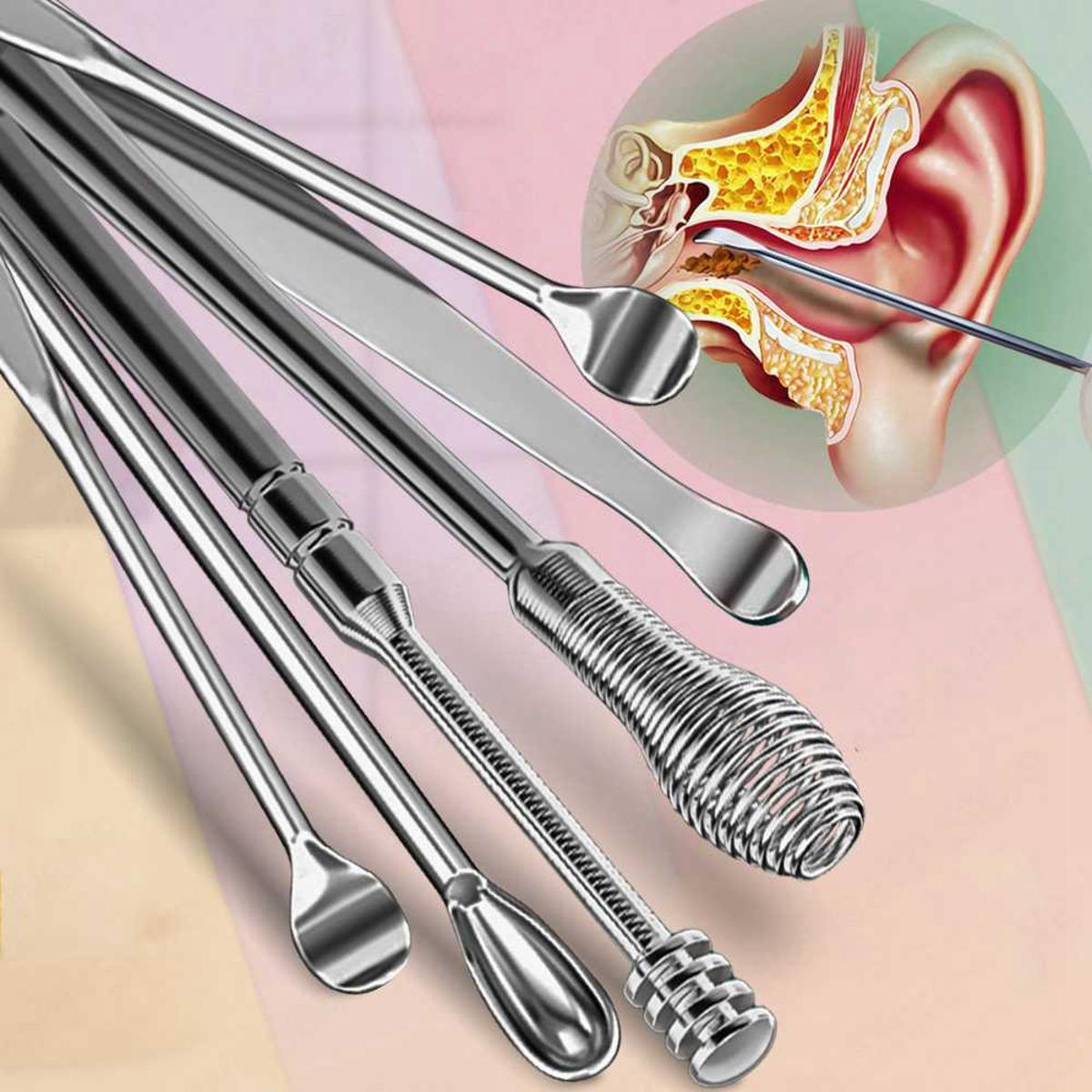 【HOT】 Ear Wax Cleaner Earwax Removal Tool Pick Digging Artifact Earpick Cleaning Ears Remover For Clean Your Kit Gadgets