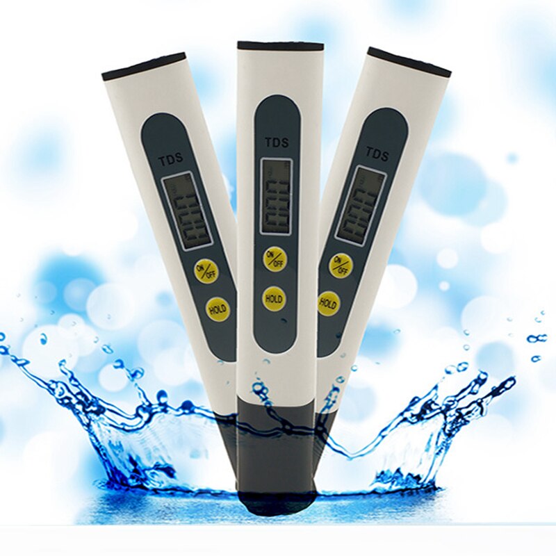 0-9999ppm Portable Digital TDS Meter Waterproof Water Quality Purity Tester