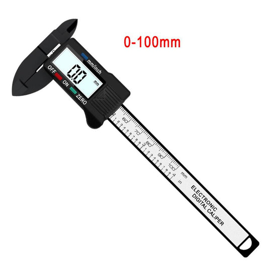 0-150mm digital display plastic Vernier caliper measuring Student Mini tool ruler