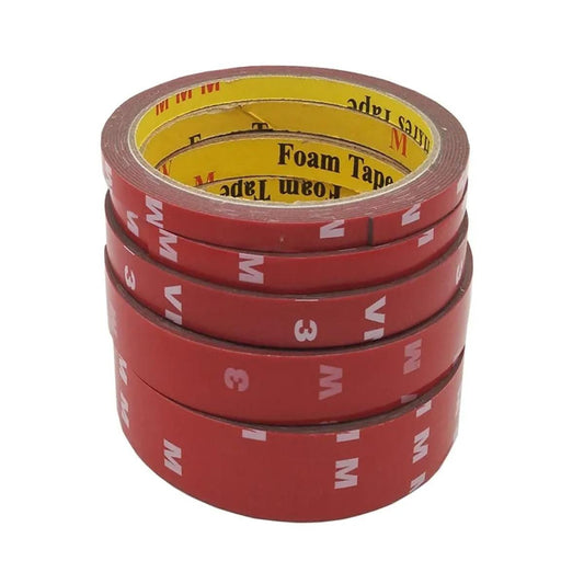 【HOT】 1 PCS 0.8Mm Thickness Strong Double Side Adhesive Foam Tape 10Mm-50Mm For Mounting Fixing Pad Sticky