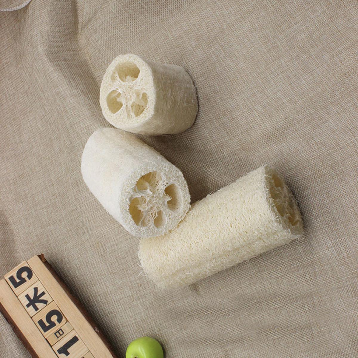 【HOT】 1Pc Loofa Bath Body Shower Sponge Scrubber Natural Loofah Luffa Bathing Massage Body Sponge Scrubber Kitchen Clean Dish Rag