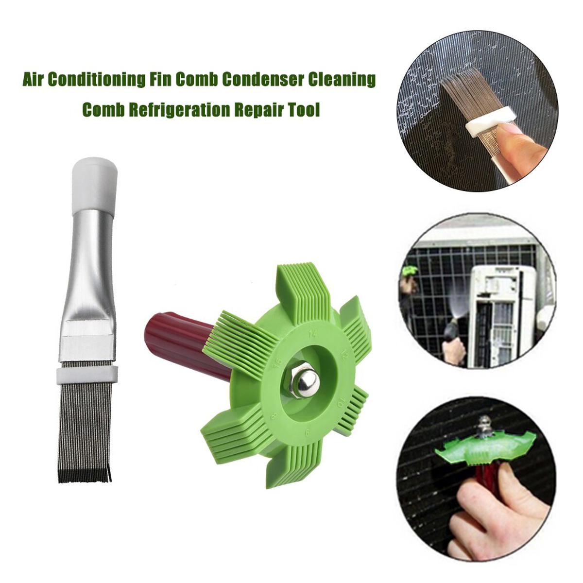 【FUN LIVE】 Condenser Cleaning Fin Comb Brush Cooling Straightening Cleaning Tool Air Conditioner Blade Cooling Straightening