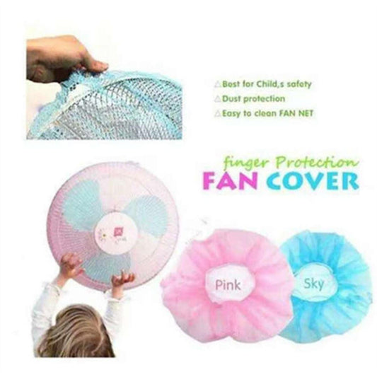 【FUN LIVE】 Electric Fan Protection Cover Finger Safe Net Nylon Mesh Kids Safety Guard Protector Anti-Dust Cover