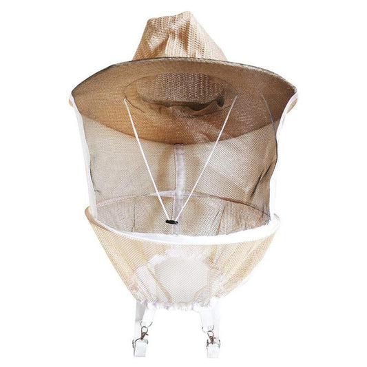 1 Pcs Anti Bee Hat Beehive Beekeeping Cowboy Hat Mosquito Bee Insect Net Veil Head Face Protector Beekeeper Equipment