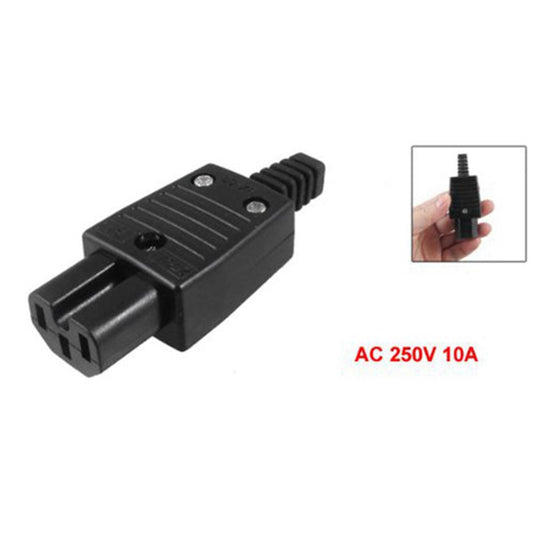 1 Pcs IEC320 C15 Female Outlet Socket Adapter Connector & 1 Pcs 3 Pin Iec320 C14 Ac Inlet Male Plug Socket