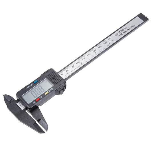 0-150mm LCD Electronic Digital Vernier Caliper 6 Inch Fiber Micrometer Guage Measuring Tool  Accurate Digital Ruler