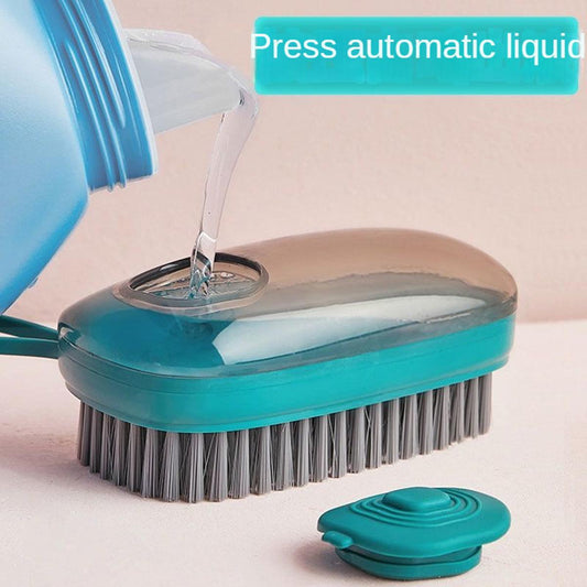 【FUN LIVE】 Multifunctional Liquid Cleaning Brush Automatic Soft Brush Shoe Artifact Shoe Brush Shoe Laundry Brush Household Brush Clothes