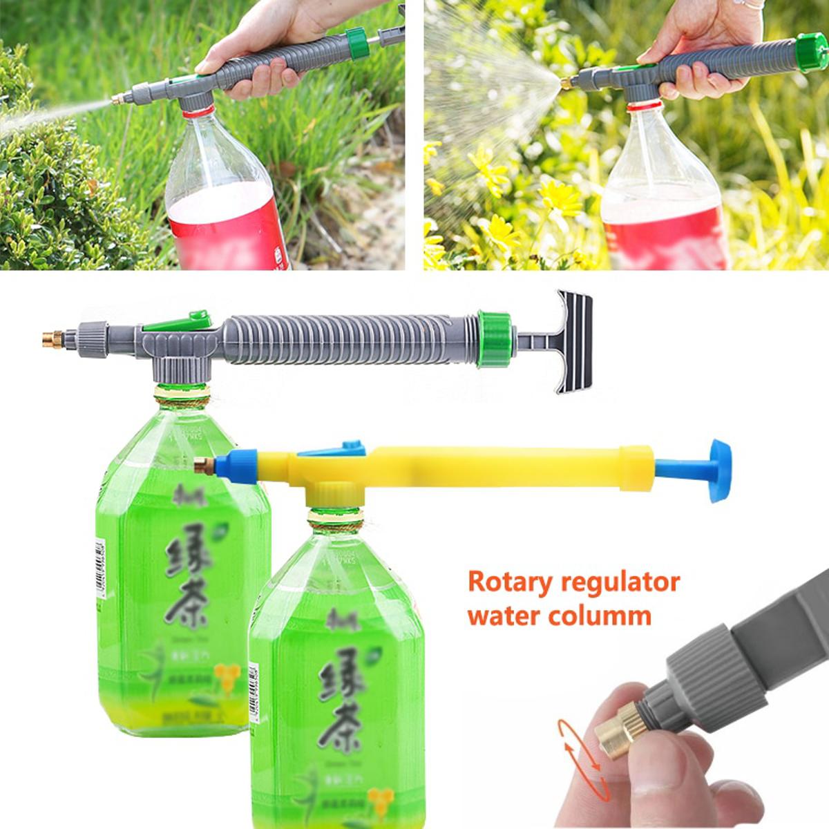 【HOT】 High Pressure Air Pump Manual Sprayer Adjustable Drink Bottle Spray Head Nozzle Garden Watering Tool Sprayer Agriculture Tools