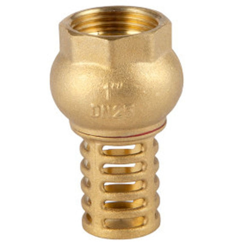 1 Inch Dn25 Internal Thread Brass Water Foot Valve Foot Pump Brass