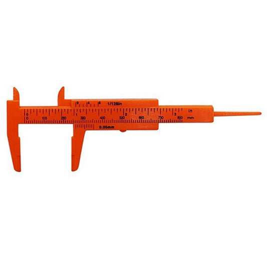 0-80mm/150mm 0.5mm Vernier  Double  Scale Plastic Vernier  Measuring Student Mini Tool Ruler DIY Model Making#2