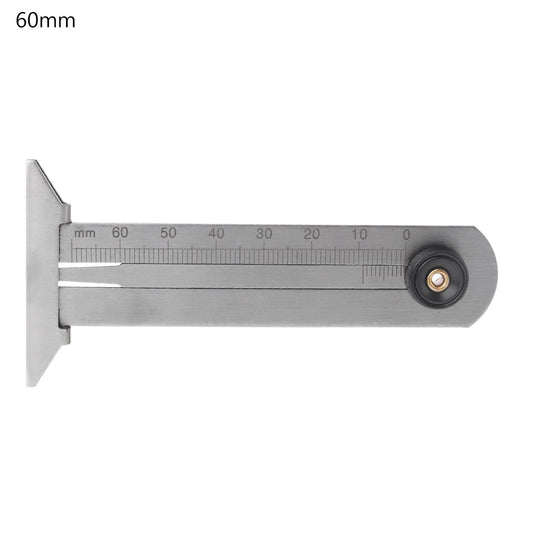 0-60mm/0-50mm Stainless Steel Car Tyre Tire Tread Vernier Depth Gauge Caliper Meter Ruler Measuring Tool