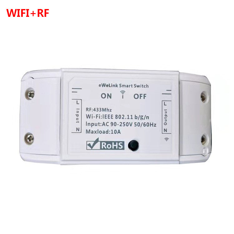 【ready stock】 Wifi Switch Remote Control Automation Module DIY Timer Universal Smart Home 10A 220V AC 90-250V APP Remote Control Voice Control work with eWelink