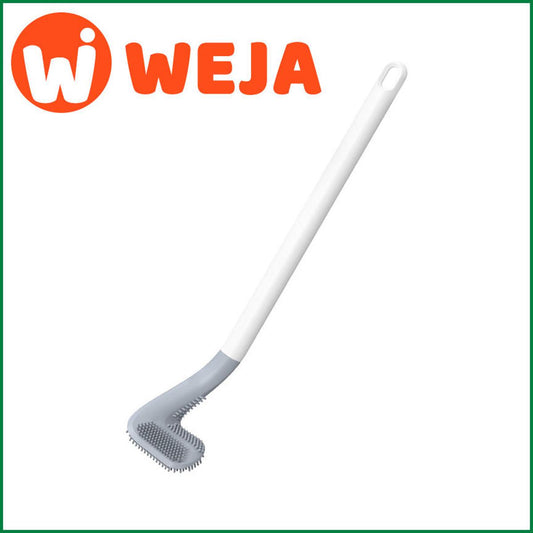 【WEJA】Toilet brush household non-dead long handle toilet artifact wall-mounted base gap golf silicone toilet brush