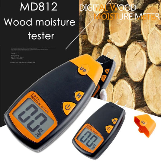 0-99.9% Two Pins Digital Wood Moisture Meter Wood Humidity Tester Meter Hygrometer Timber Damp Large LCD Display