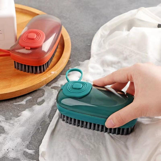 【HOT】 Automatic Liquid-Filled Washing Brush Clothes And Hats Brush Multi-Functional Household Washing Brush Soft Brush Cleaning Brush