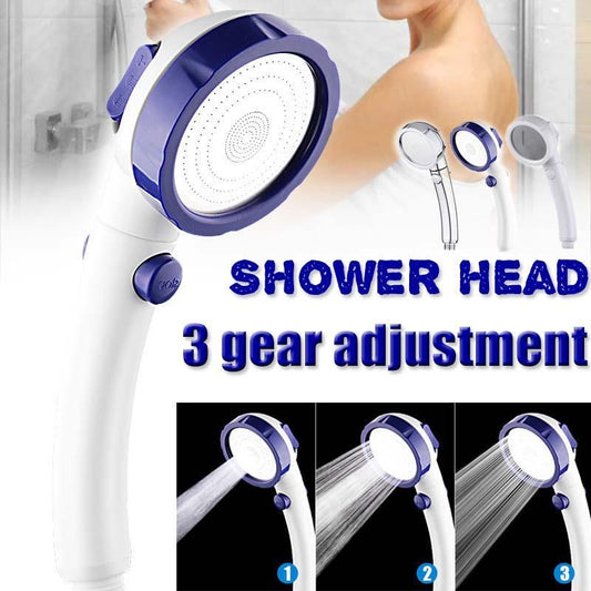 【Free Shipping + Flash Deal 】3 Mode Handheld Shower Head High Pressure Stone Stream Perfect Adjust Plating