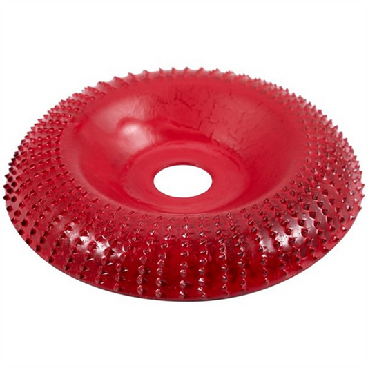 1 Piece Wooden Angle Grinding Wheel Sanding Engraving Rotary Tool Disc Red 100mm Grinding Disc Angle Grinder Tungsten Carbide Coated Bore Shaping