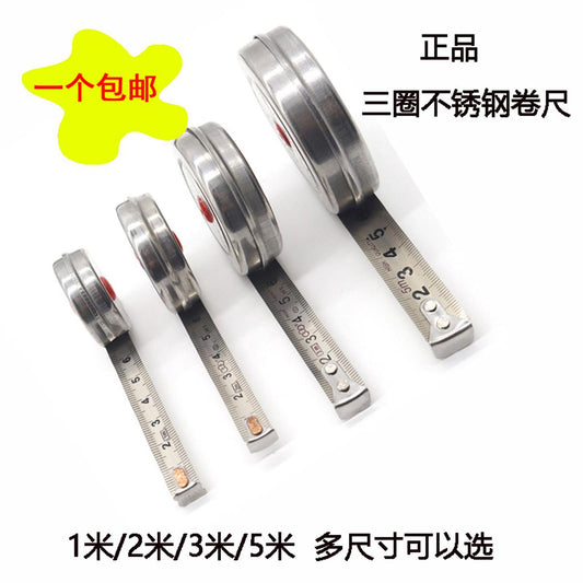 1 meter foot mini small tape measure micro metric feet small steel tape measure wooden ruler 2 meters 3 meters 5 meters steel ruler