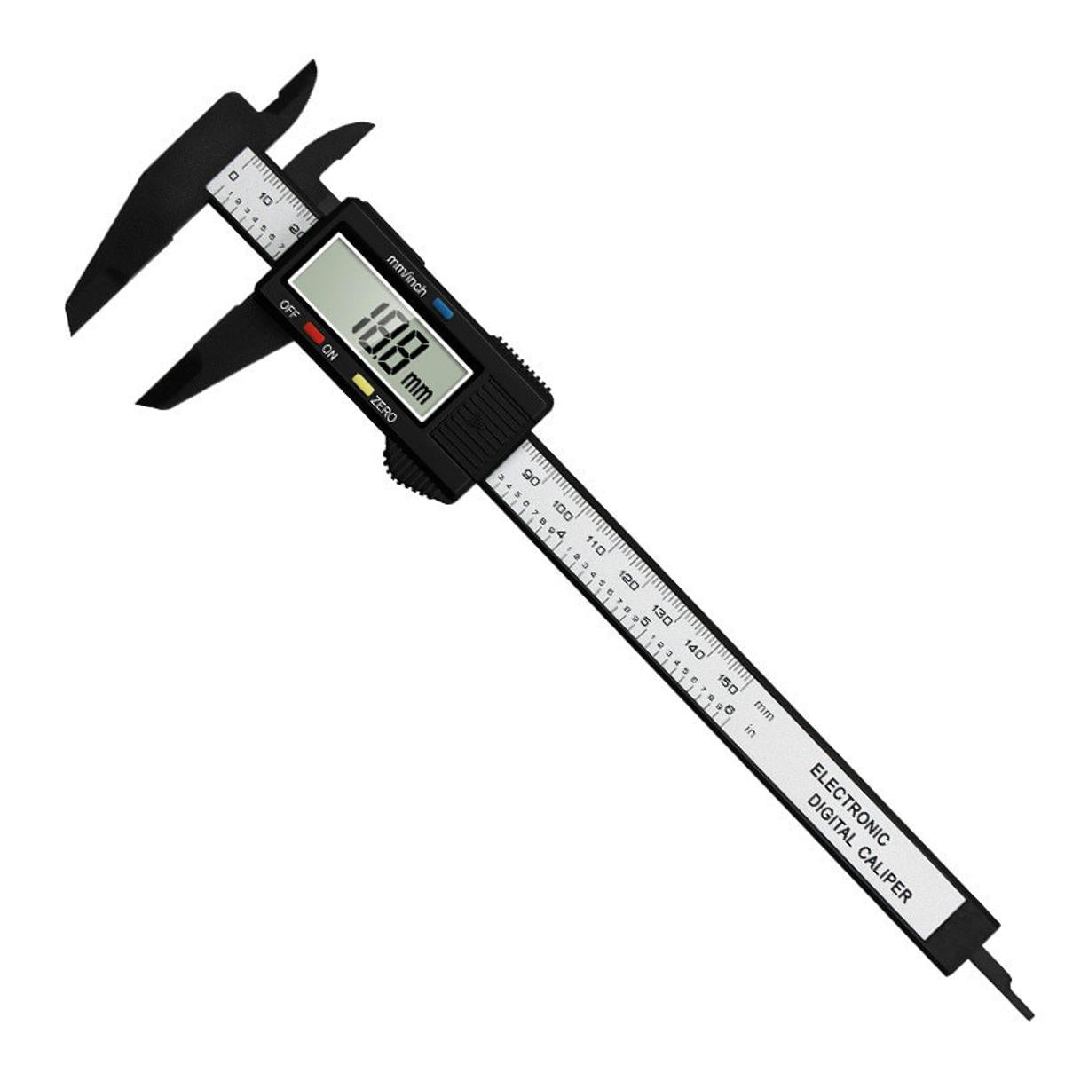 0-150mm High Strength Plastic Caliper Electronic Digital Vernier Caliper Measuring Tools Diameter