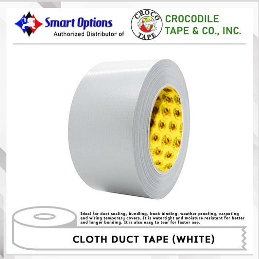 【HOT】 Croco Cloth Duct Tape White