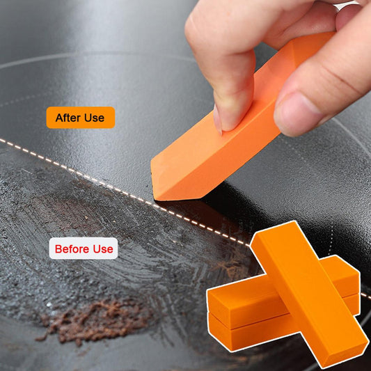 【HOT】 Resuable Stainless Steel Stain Eraser Kitchen Faucet Limescale Eraser Bathroom Glass Rust Remover Stain Remover Cleaning Eraser