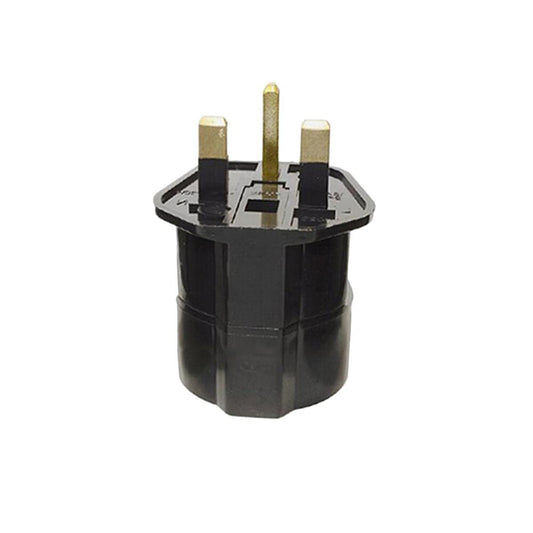 1 Pcs EU To UK Plug 2 Pin To UK 3 Pin Plug Conversion Socket Adapter Plug With Erdung DC 250V 16A Max 3250W