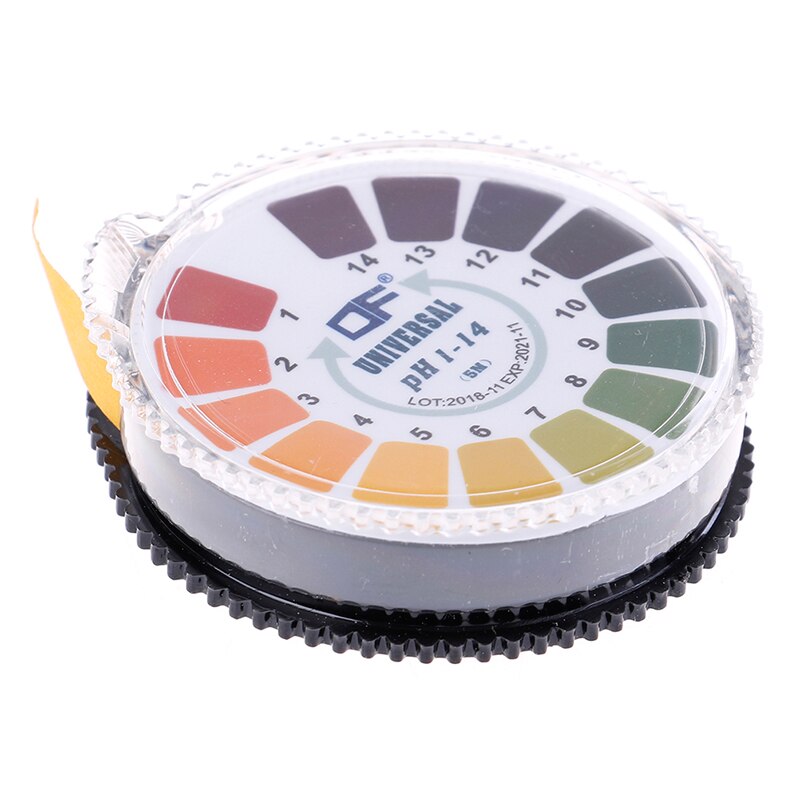 0-14 1-14 PH Alkaline Acid Indicator Meter Test Paper Roll For Water Urine Saliva Soil Litmus Accurate Testing Measuring 5Meters