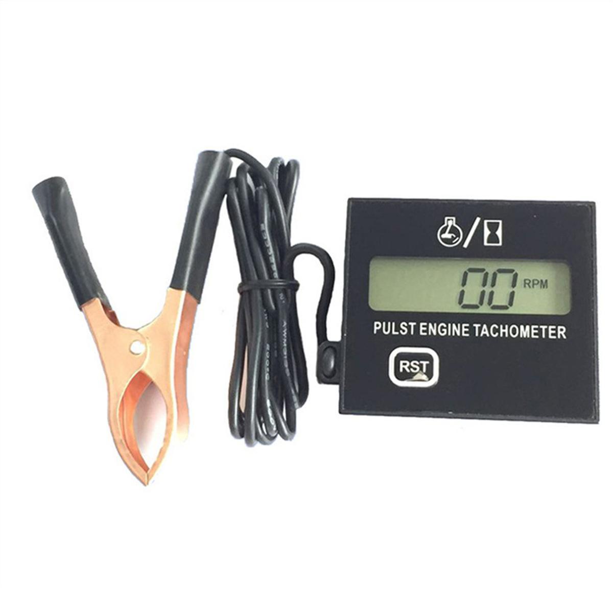 1 Piece Chainsaw High Tachometer Gasoline Engine  Plastic High-Speed Meter  Digital Display Inductive Pulse Speedometer