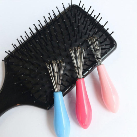 【HOT】 Hot Sale Comb Hair Brush Cleaner Plastic Handle Cleaning Brush Remover Embedded Beauty Tools Cleaning Products Wholesale