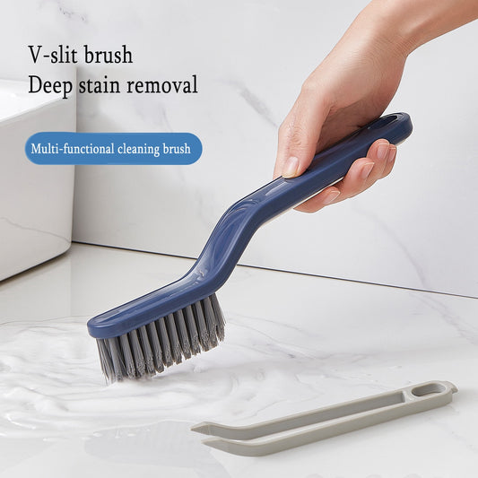 【HOT】 Bathroom Cleaning Brush Floor Crevice Treatment Window Crevice Cleaning Brush Floor Washing Wall Sink Bathtub Tile Hard Bristle