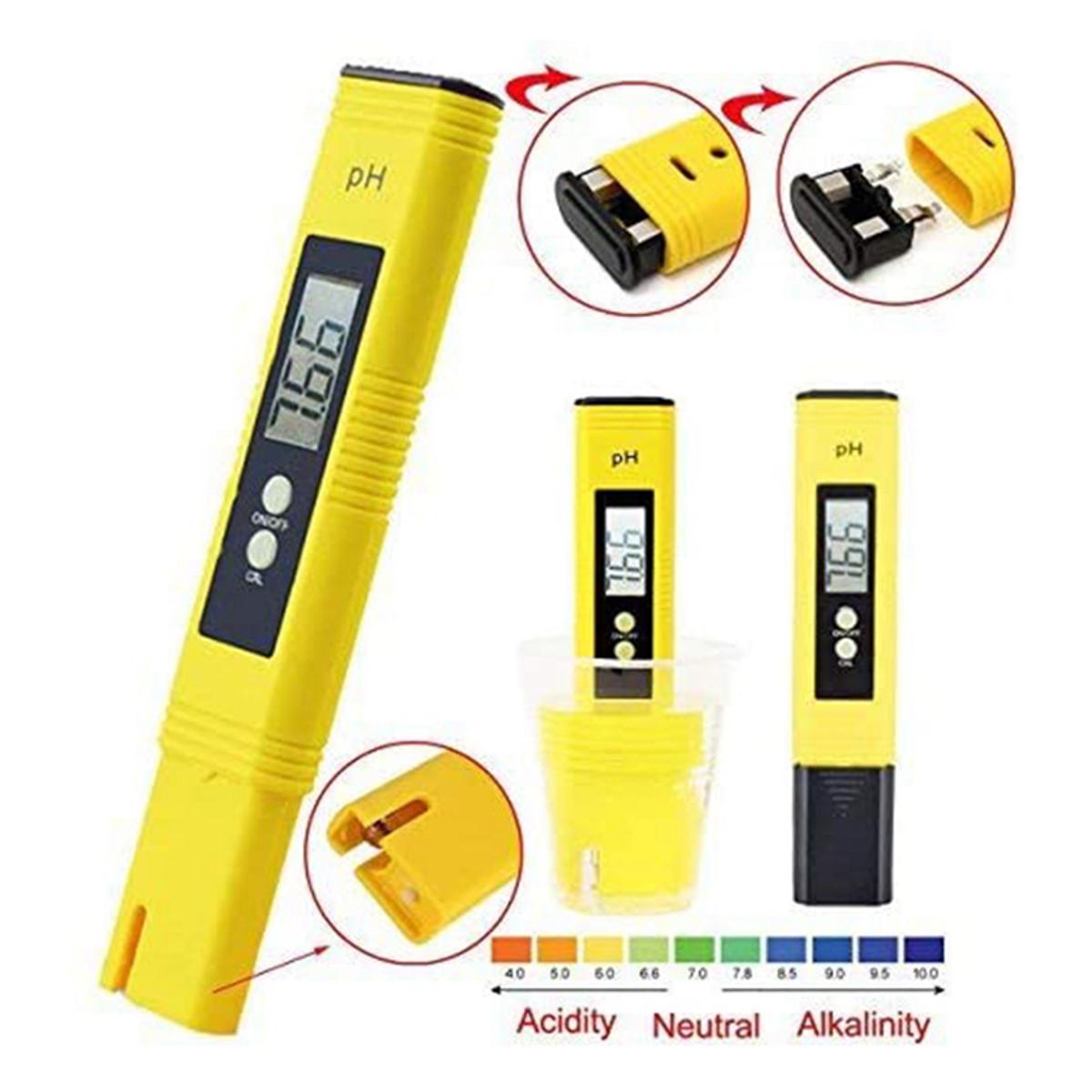 0.01 PH Water Quality Digital Tester for Kitchen, Pool, Laboratory