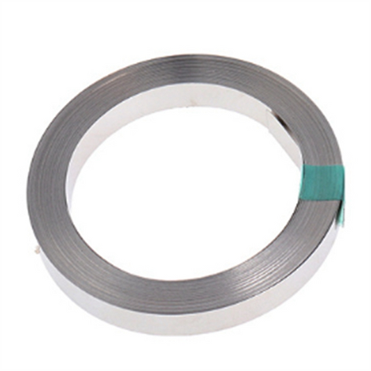 1 Roll 10 Meter Nickel-Plated Steel Strip Connecting Plate Steel Tape for Battery and Spot Welding, 15X0.15mm(WxT)