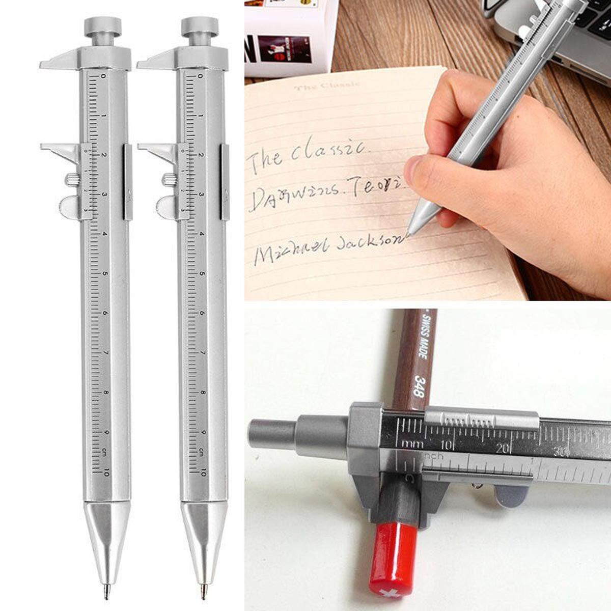 1 Pcs of Multi-function Vernier Caliper 0-100 ABS Ruler 0.5 Mm  Pen Ballint Pen Drip Irrigation Delivery Mm Measuring Tool