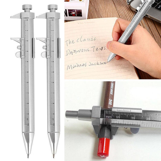 1 Pcs of Multi-function Vernier Caliper 0-100 ABS Ruler 0.5 Mm  Pen Ballint Pen Drip Irrigation Delivery Mm Measuring Tool