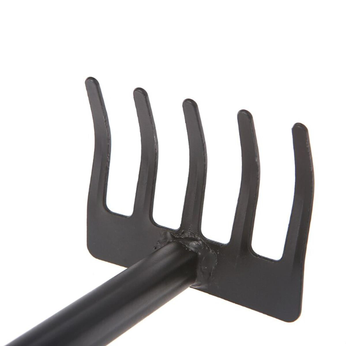 【HOT】 1Pc Portable Digging Tool Mini Steel Rake For Home Garden Transplanting Tool