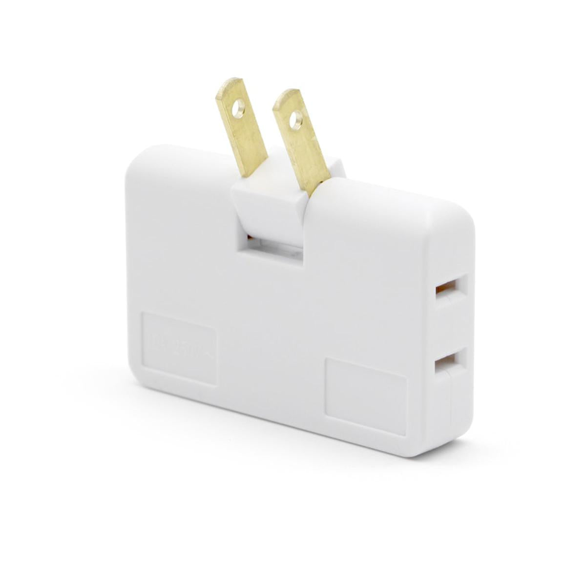 1 Pc High Quality White Black Travel Universal Charger Plug US USA Japan Canada Socket One In Three Converter AC Power Adapter