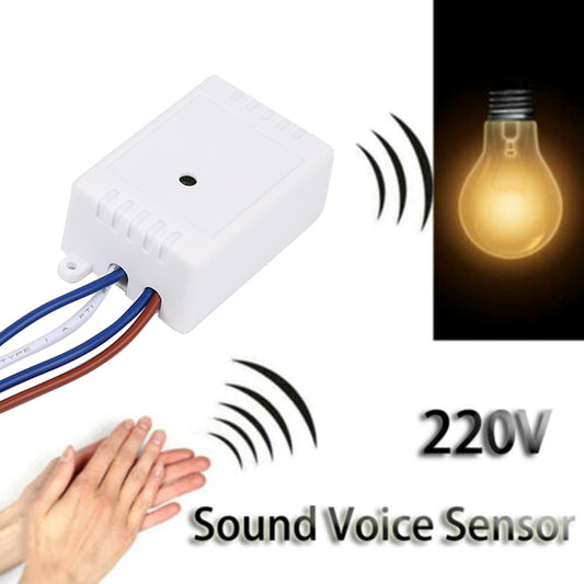 1 pcs 220V Module Detector Auto On Off Intelligent Sound Voice Sensor Light Switch