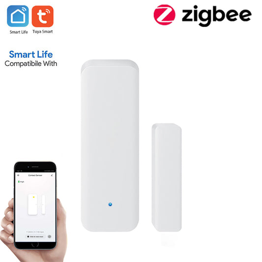 【ready stock/on sales】Tuya Zigbee smart door and window sensor zigbee smart door magnetic smart door and window sensor