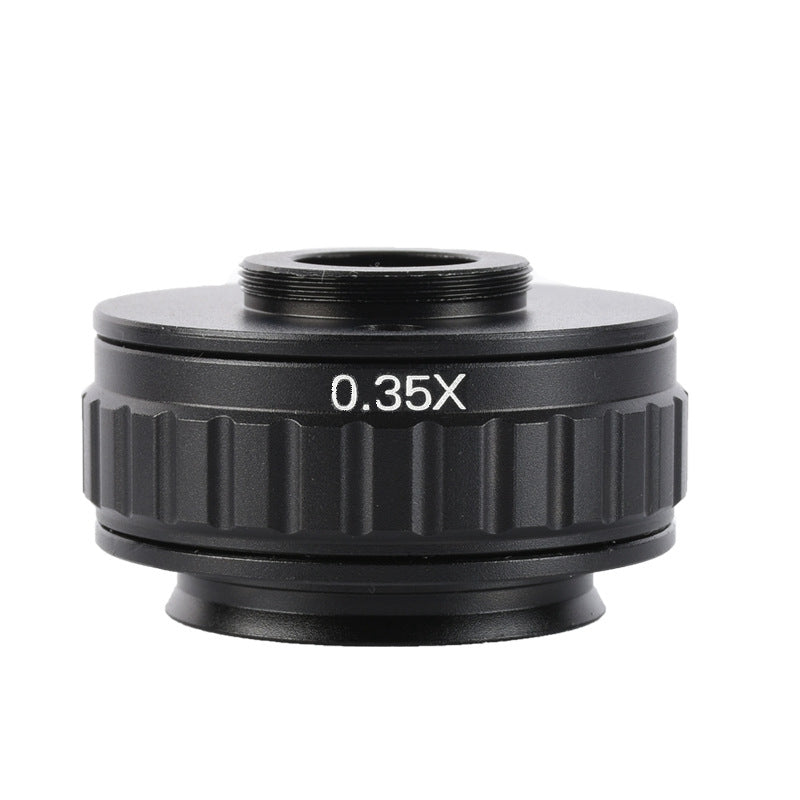 0.35X Mount Lens Adapter Focus Adjustable Camera Installation C Mount Adapter to New Type Trinocular Stereo Microscope