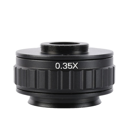 0.35X Mount Lens Adapter Focus Adjustable Camera Installation C Mount Adapter to New Type Trinocular Stereo Microscope