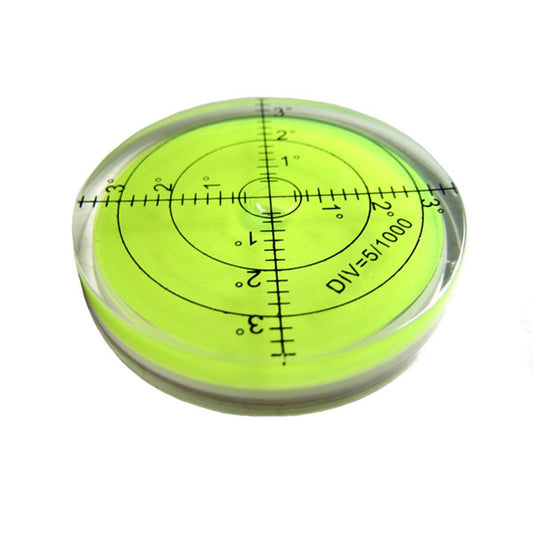 【Footprint】 Large Universal Circular Spirit Level With Scale Horizontal Bubble Measuring Accessories For Measuring Instrument