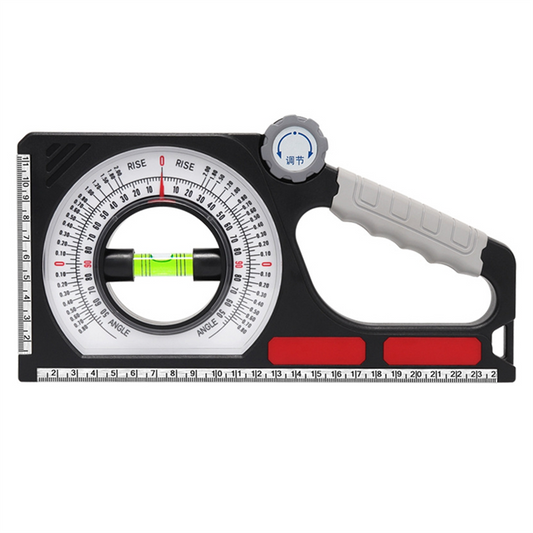 1 PCS Pitch Gauge Multi Function Slope Gauge Construction Engineering 130° Angle Finder With Carabiner